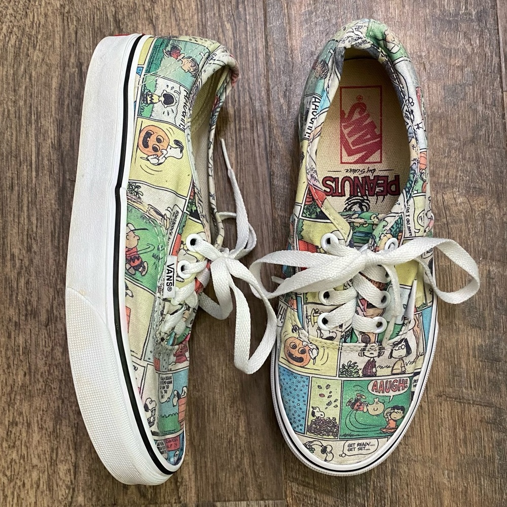 Vans x Peanuts Charlie Brown Comic Strip Low top Sneakers